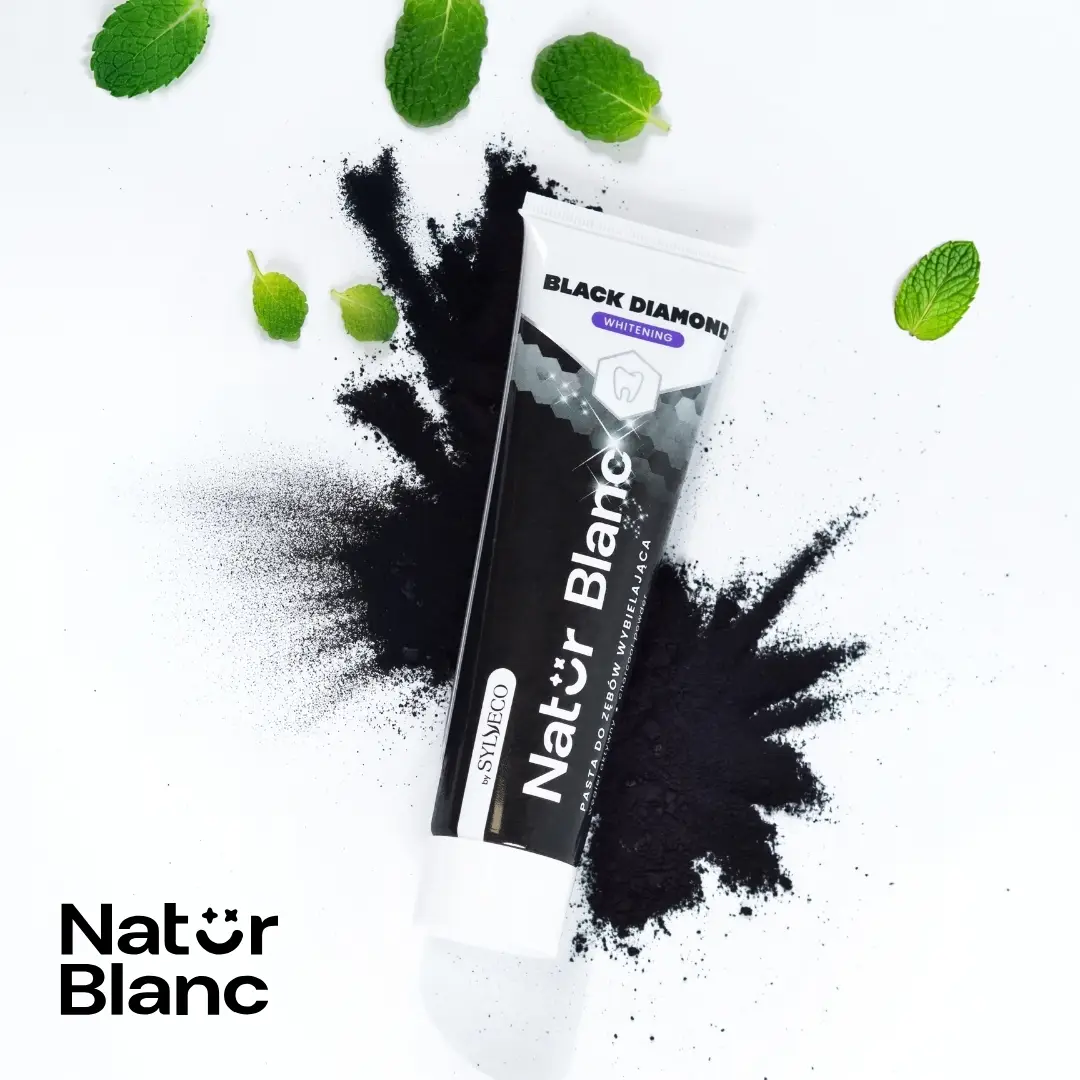 Sylveco Natur Blanc Black Diamond dentifricio carbone