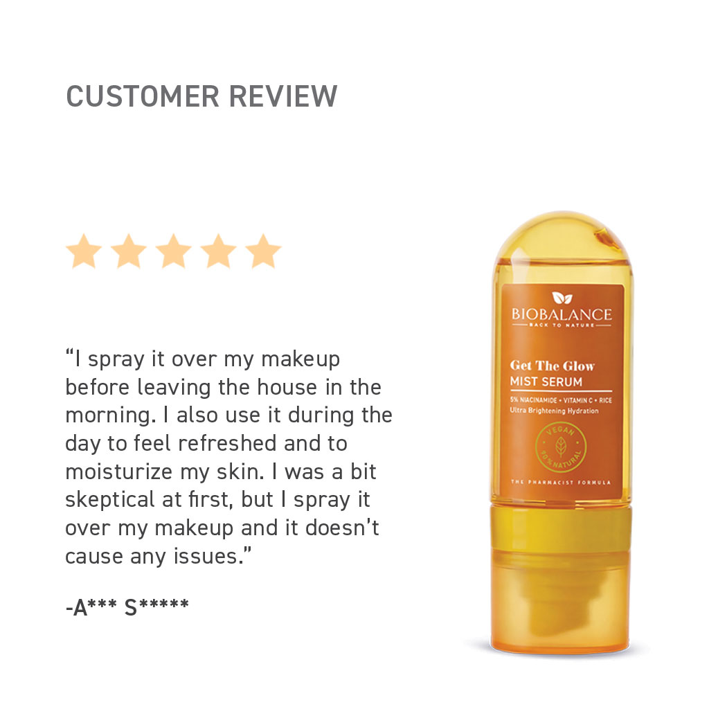 Biobalance Get The Glow mist serum viso 80 ml