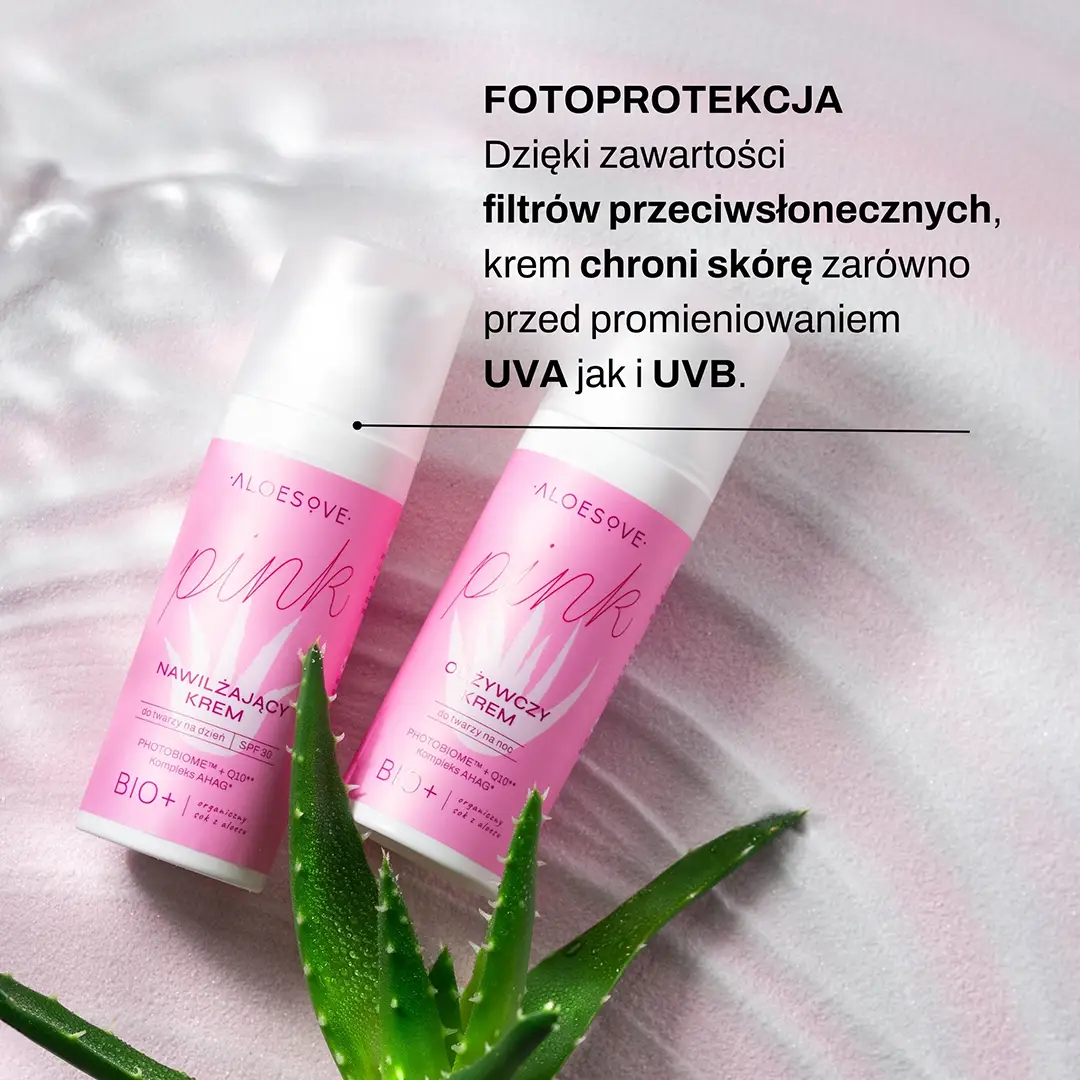 Vianek Aloesove Pink Crema Viso Giorno SPF30 Idratante