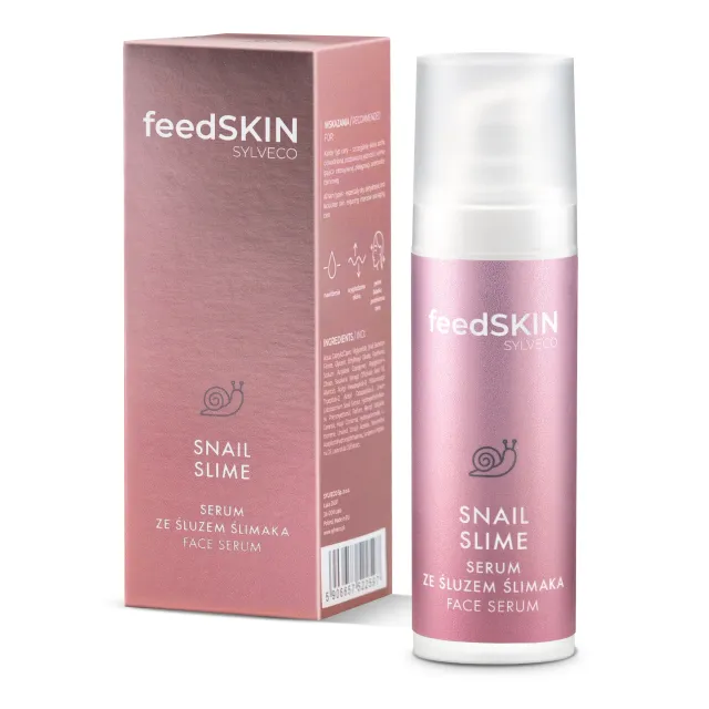 Feedskin Snail Slime siero viso bava lumaca rigenerante