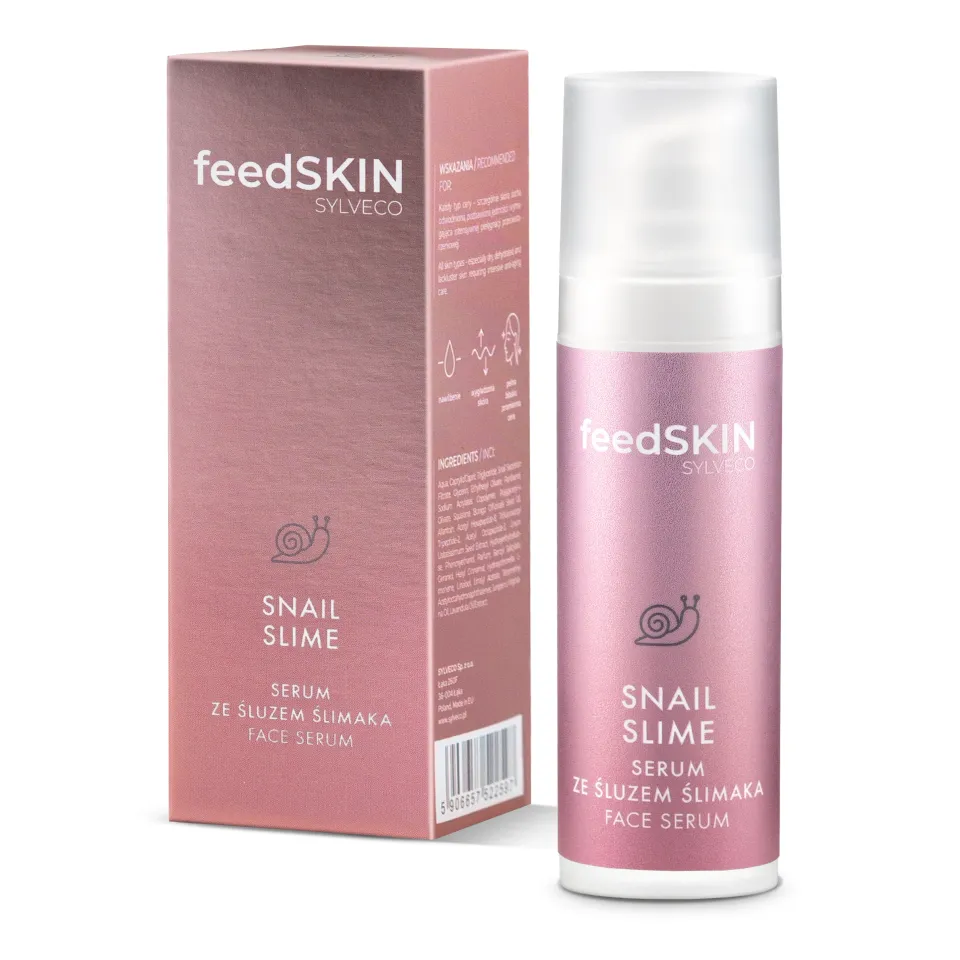 Feedskin Snail Slime siero viso bava lumaca rigenerante