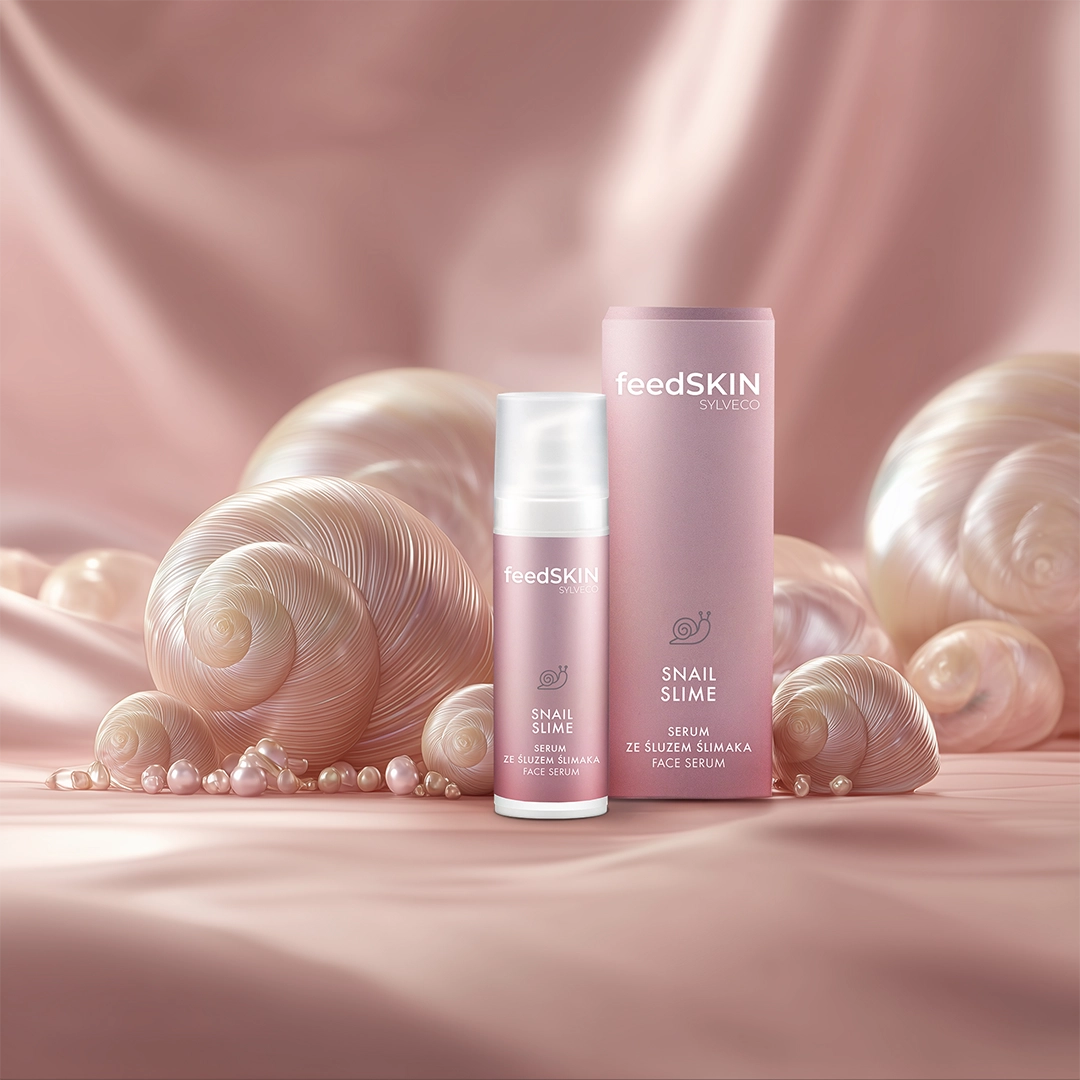 Feedskin Snail Slime siero viso bava lumaca rigenerante