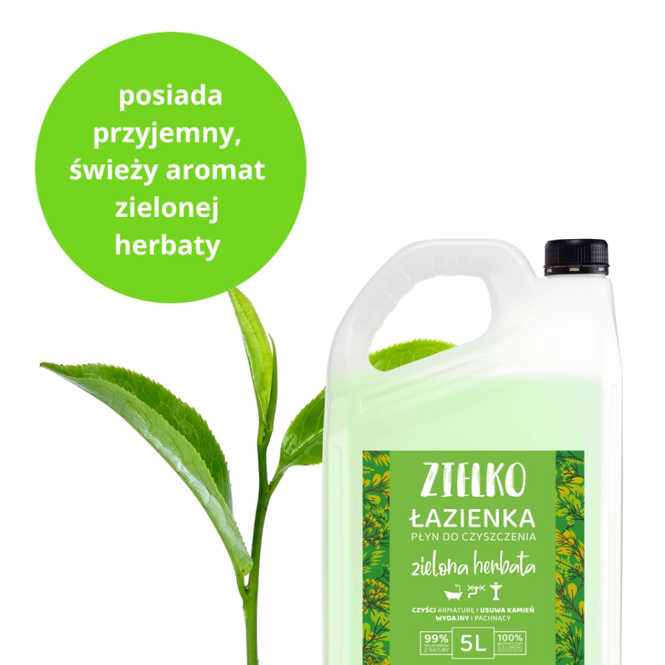 Zielko Tè Verde Detergente Bagno 5L anticalcare