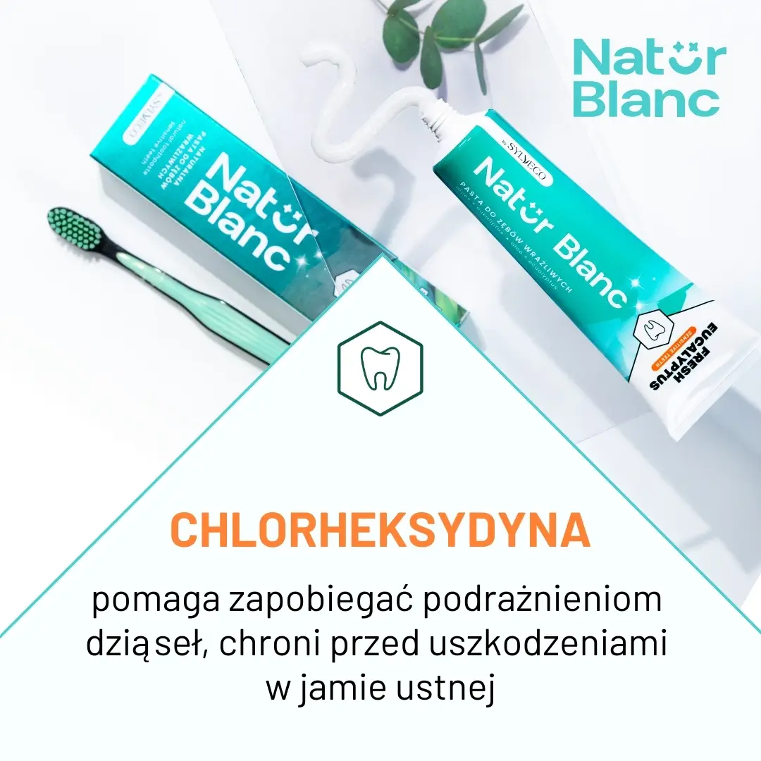 Sylveco Natur Blanc dentifricio Fresh Eucalyptus denti sensibili