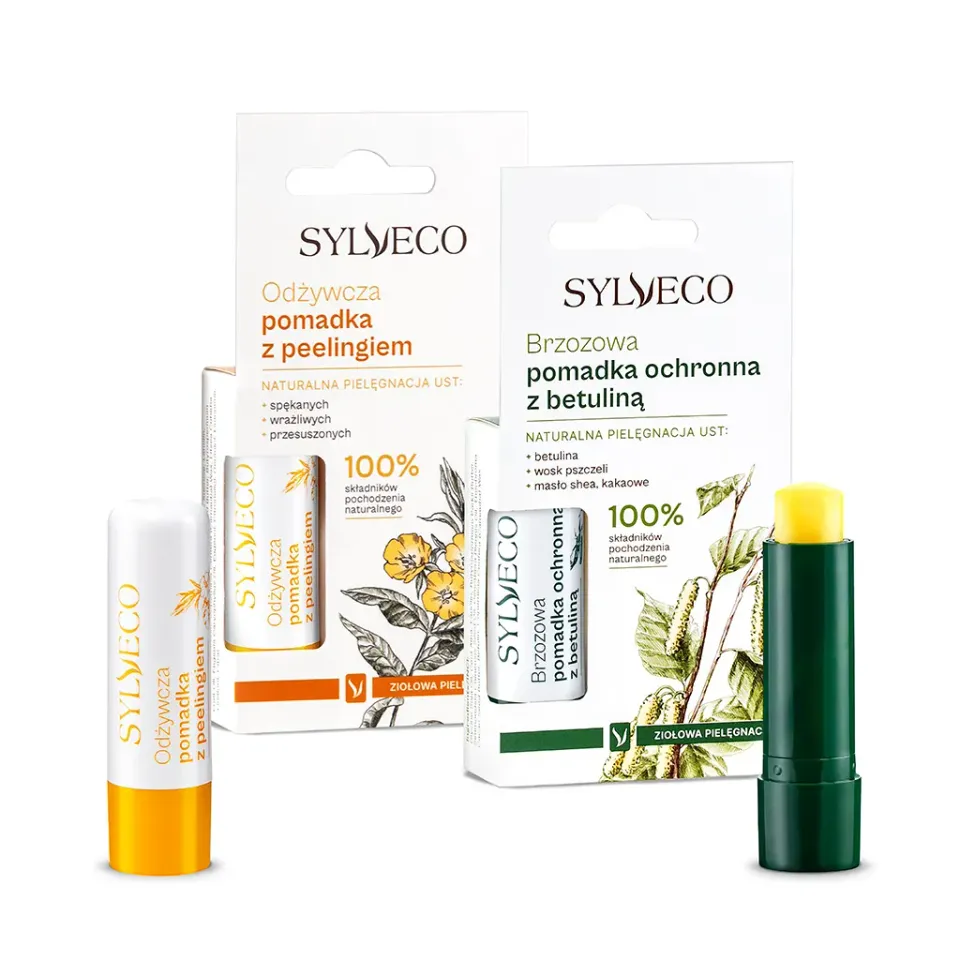 Sylveco Classico set labbra peeling zucchero e balsamo 4,6g