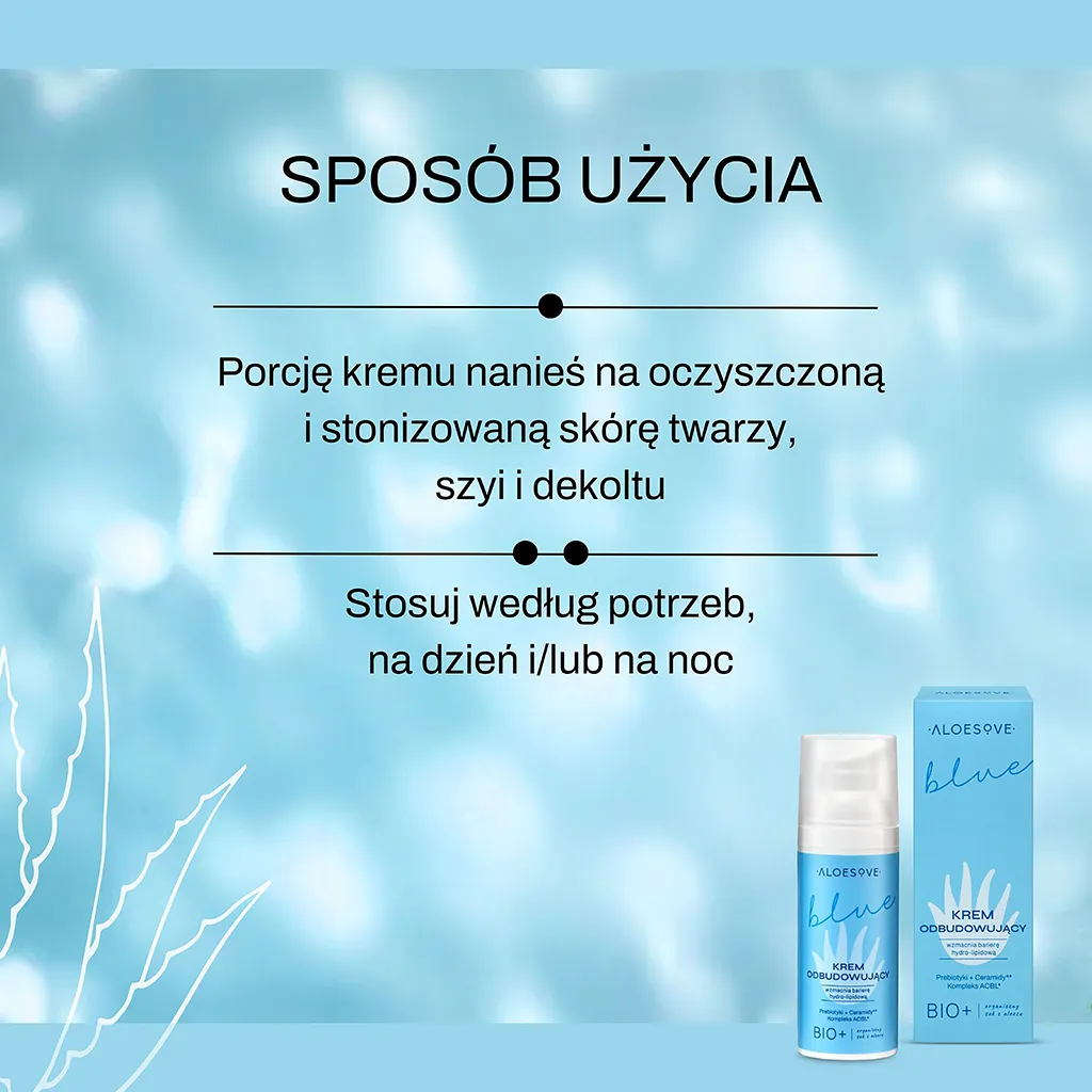 Vianek Aloesove Blue Crema Viso Riparatrice Idratante