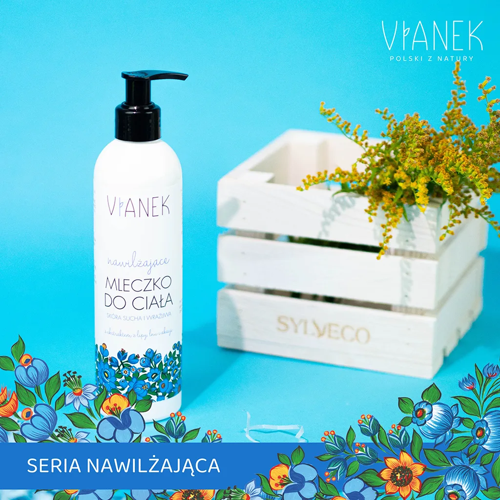 Vianek latte corpo idratante tiglio e lino 300 ml