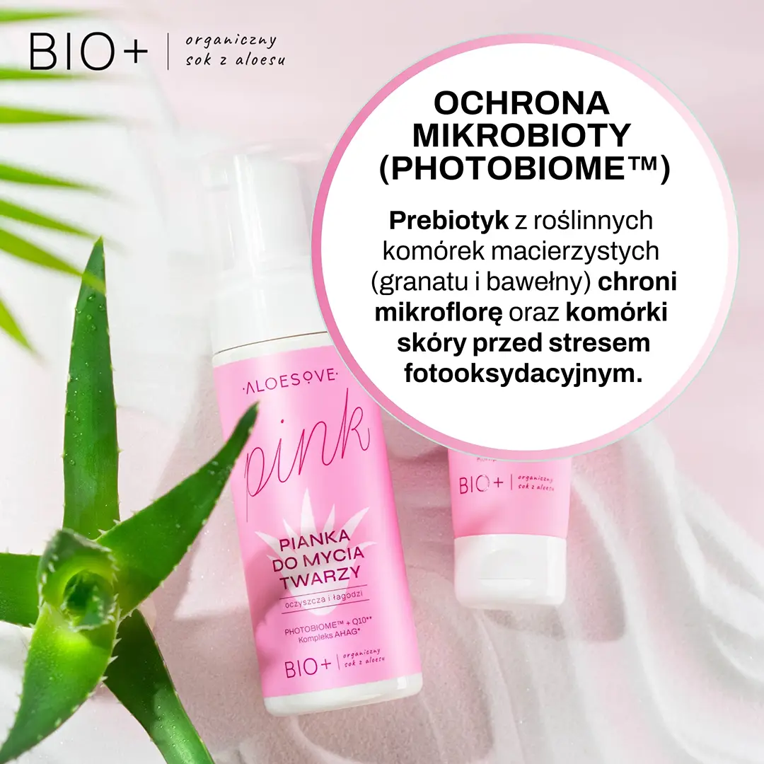 Vianek Aloesove Pink Schiuma Viso Delicata Idratante