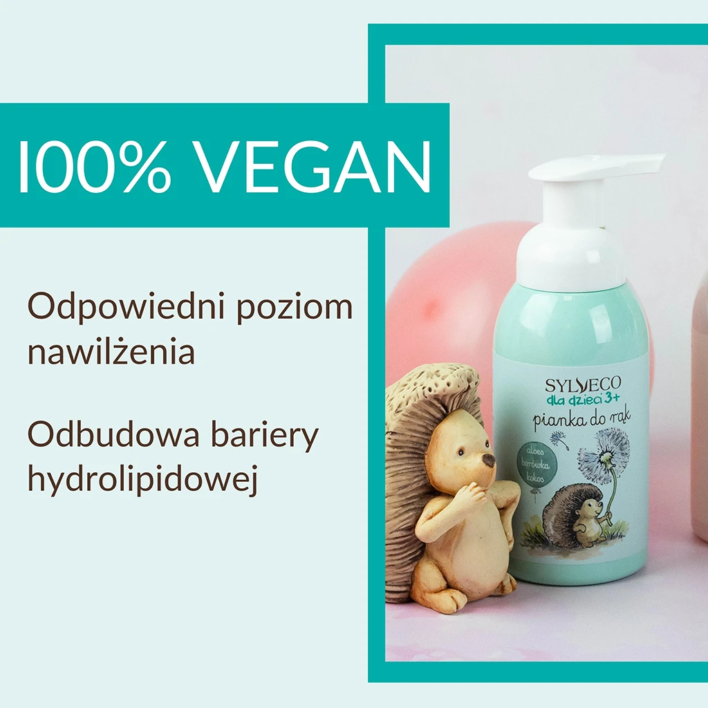 Sylveco Bambini 3+ schiuma mani mirtillo delicata