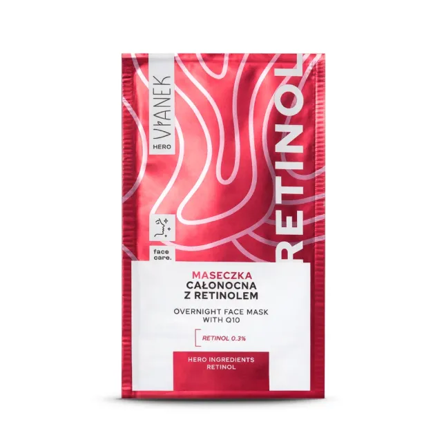 Vianek Hero Retinol maschera notte 10 ml levigante
