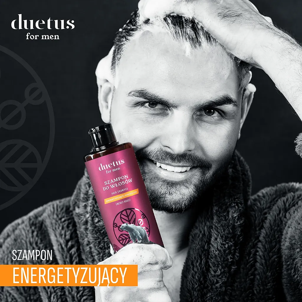 Duetus For Men Shampoo Energizzante Caffeina Uomo