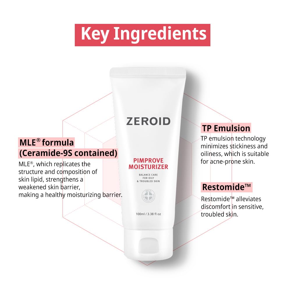 Zeroid Pimprove Crema idratante viso 100 ml pelle grassa