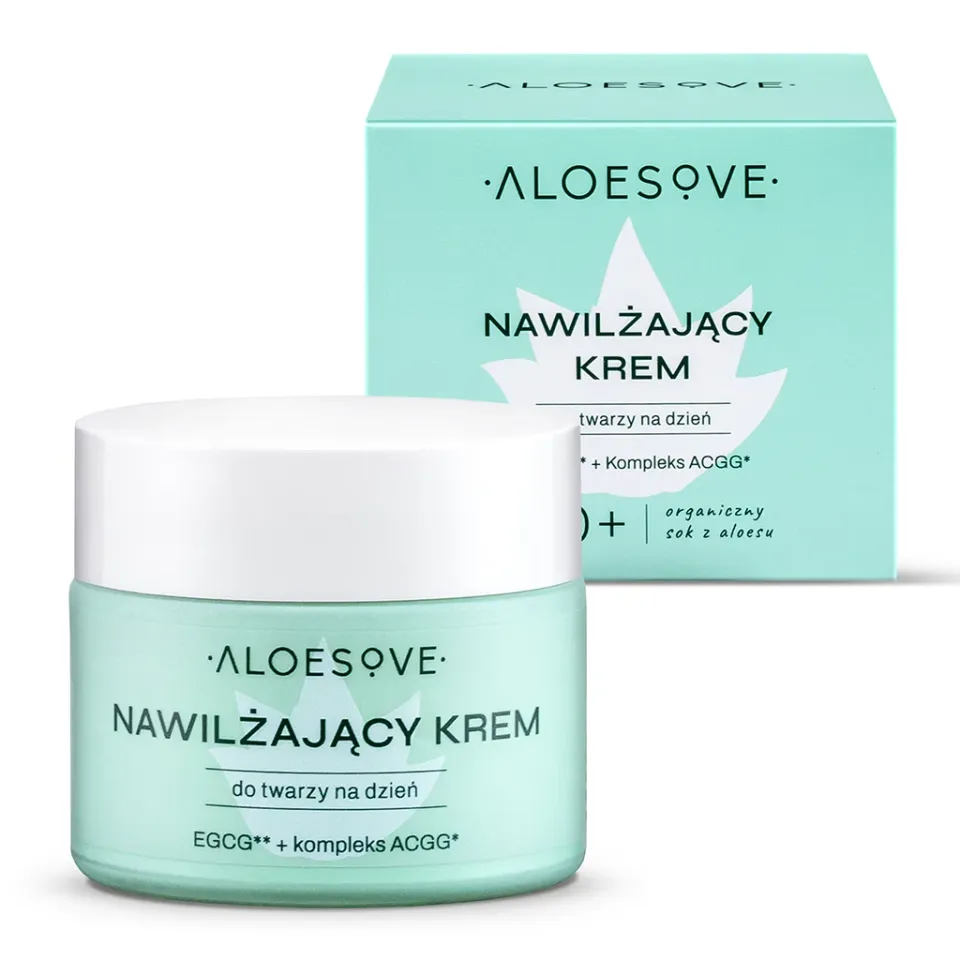 Aloesove crema viso giorno idratante antiossidante trucco