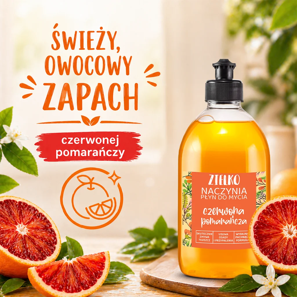 Zielko detersivo piatti arancia rossa sgrassante 500 ml