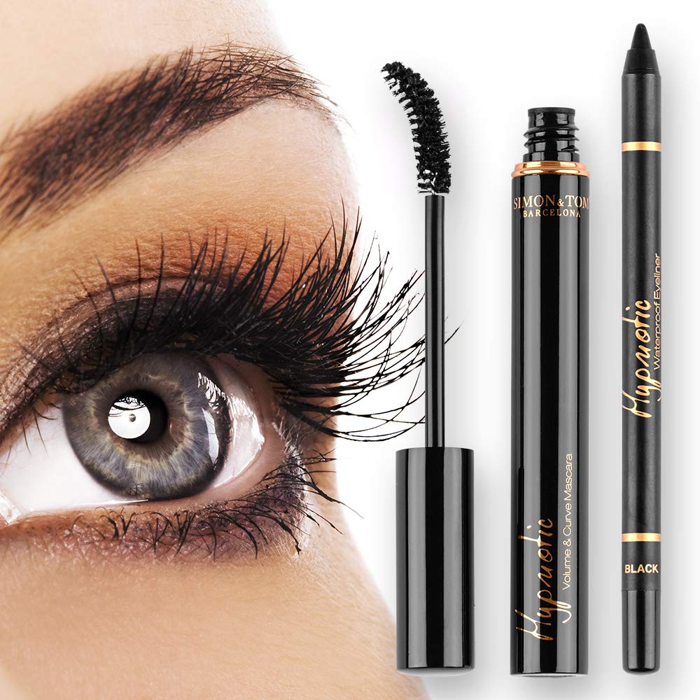 Simon & Tom Hypnotic Mascara Waterproof 7 ml Nero + Eyeliner