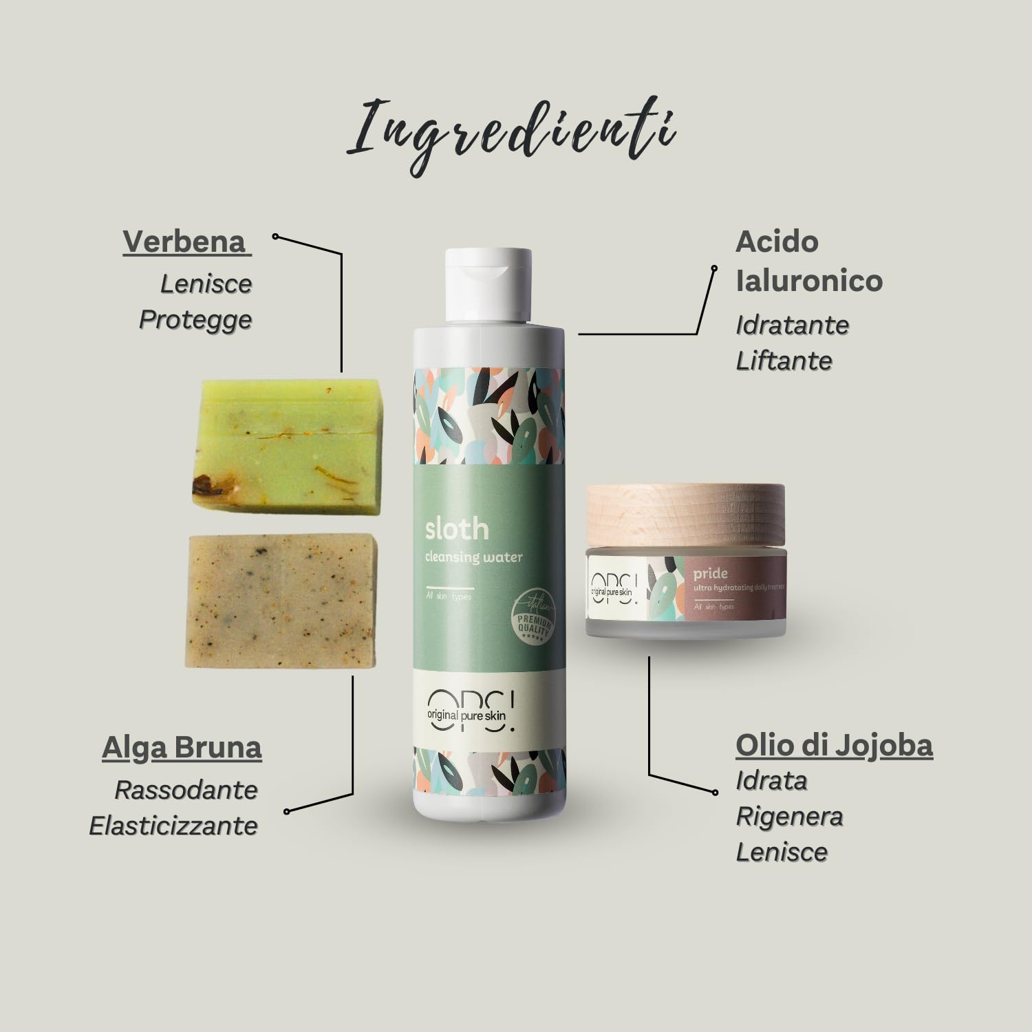 OPS Original Pure Skin Kit Detox Viso 4 Pezzi