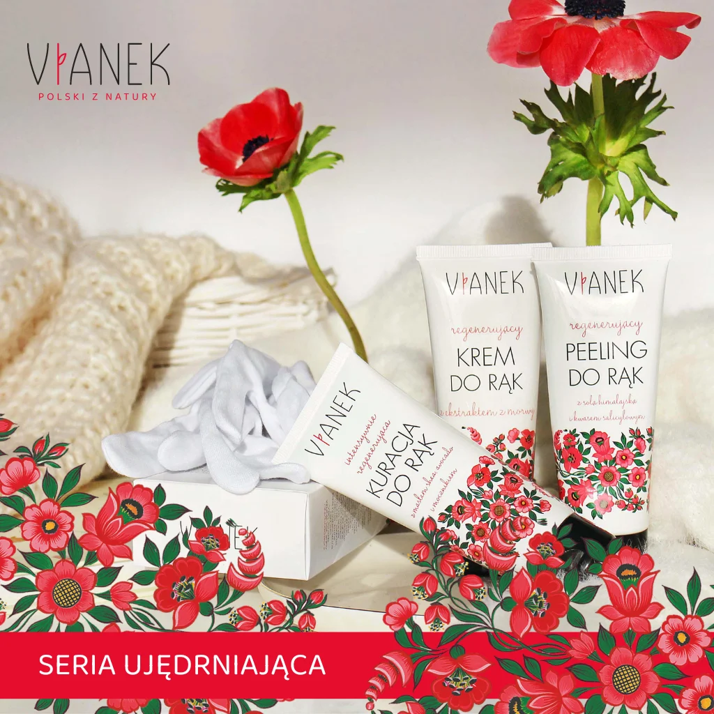 Vianek Kit Mani Rigenerante Peeling + Crema 75 ml