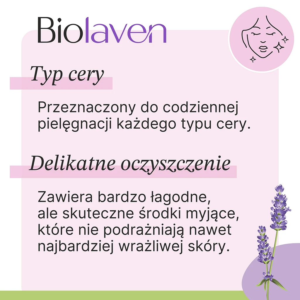 Biolaven Gel Detergente Viso Idratante Lavanda