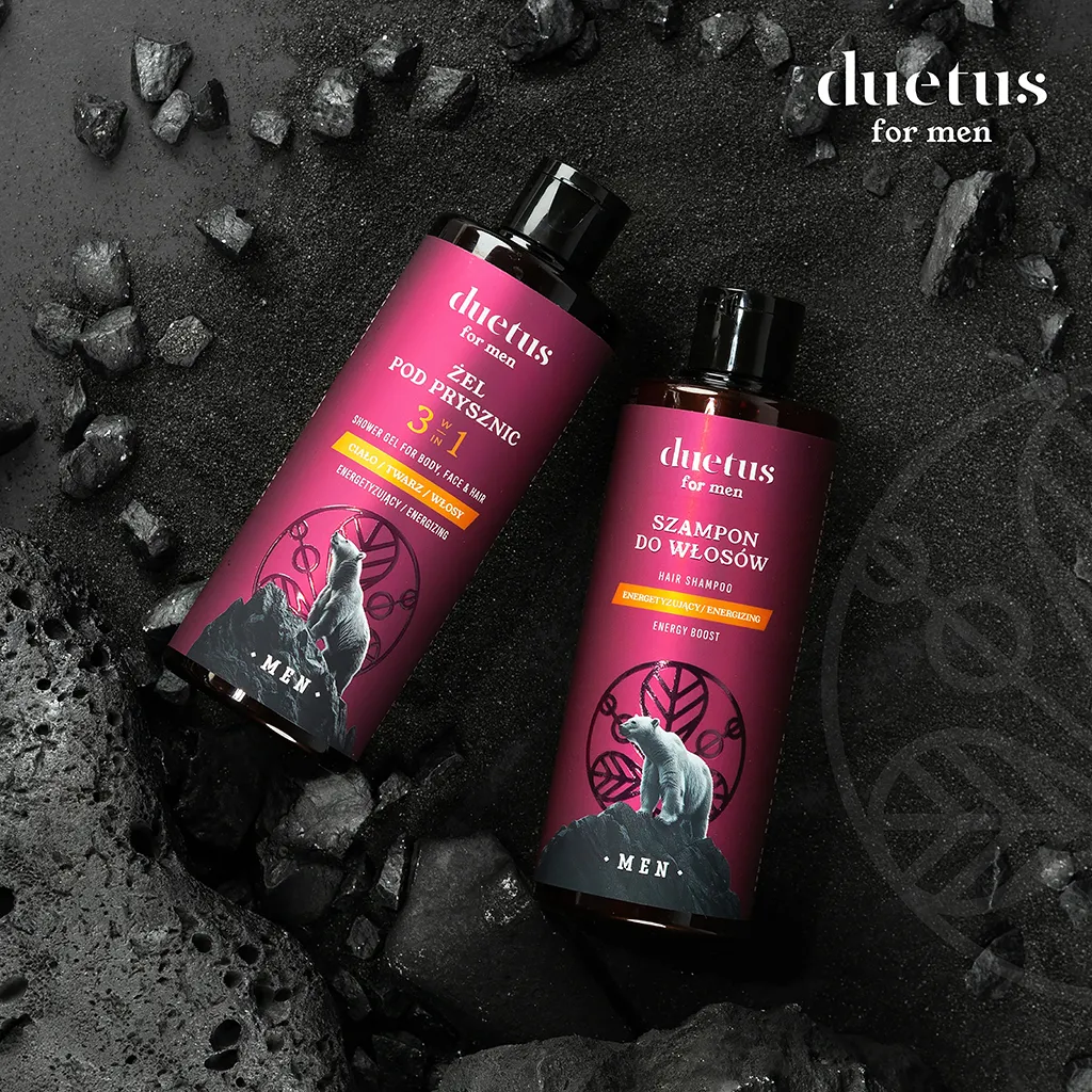 Duetus For Men Shampoo Energizzante Caffeina Uomo
