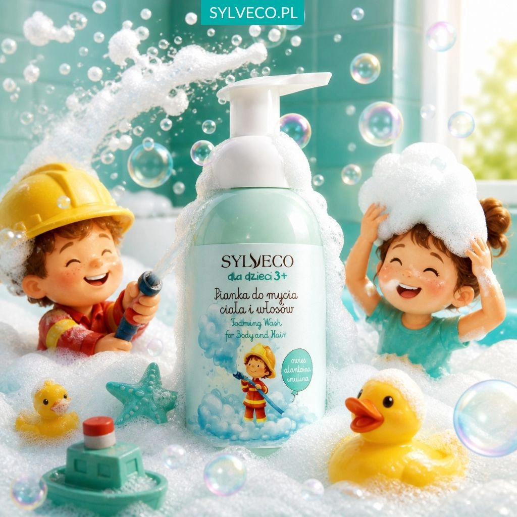 Sylveco Bambini 3+ schiuma corpo e capelli bubble gum