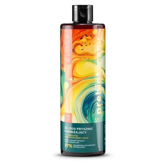 Vianek Prebiotico gel doccia energizzante menta e salvia