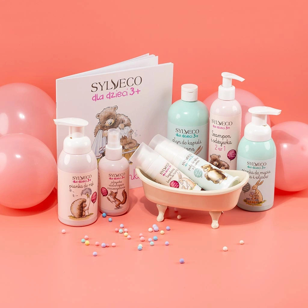 Sylveco Bambini 3+ Set Cosmetici Corpo Capelli 8 Pezzi