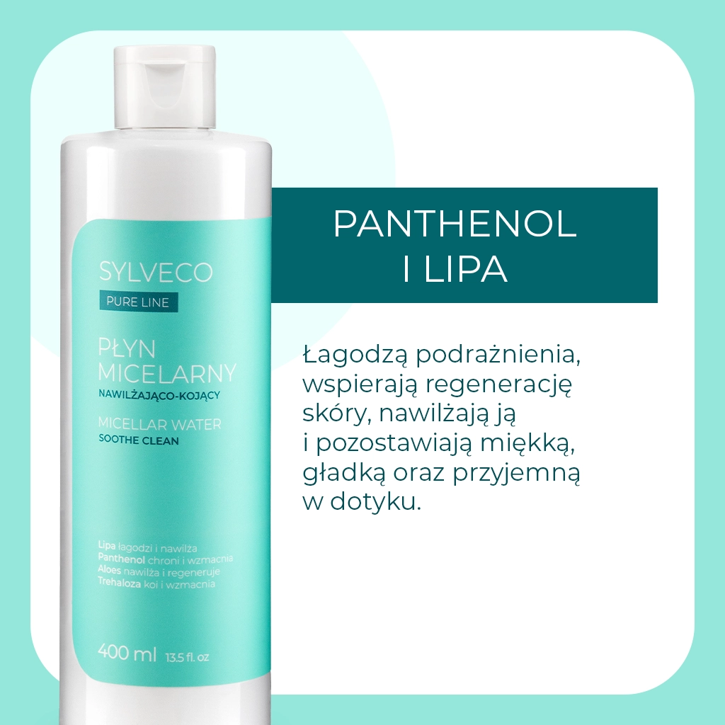 Sylveco Pure Line acqua micellare idratante lenitiva pelle sensibile
