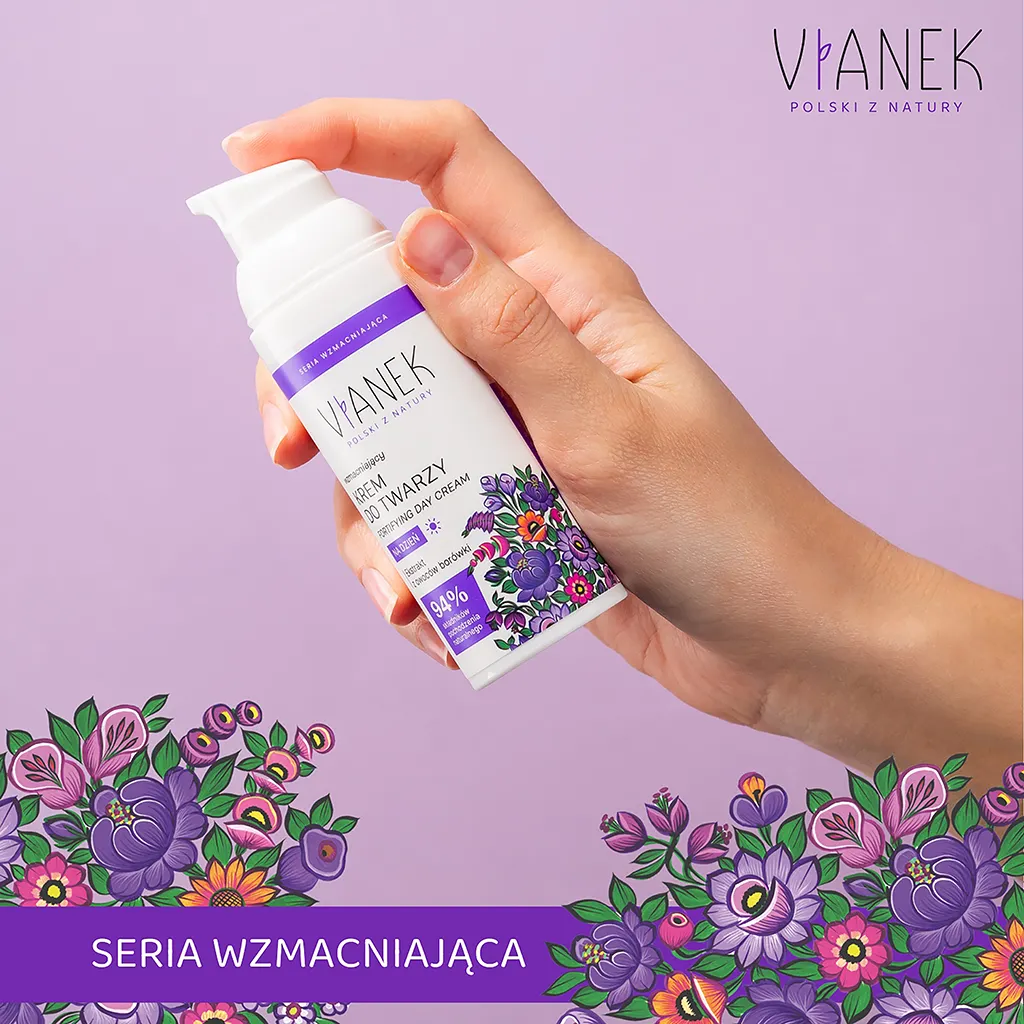 Vianek Crema Viso Giorno Rinforzante 50 ml Pelle Couperose