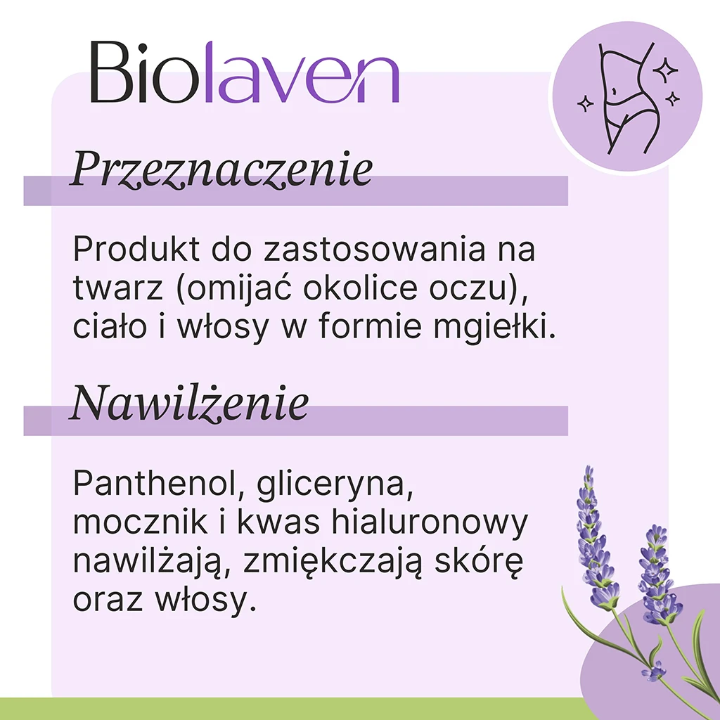 Biolaven spray corpo uva e lavanda fresco