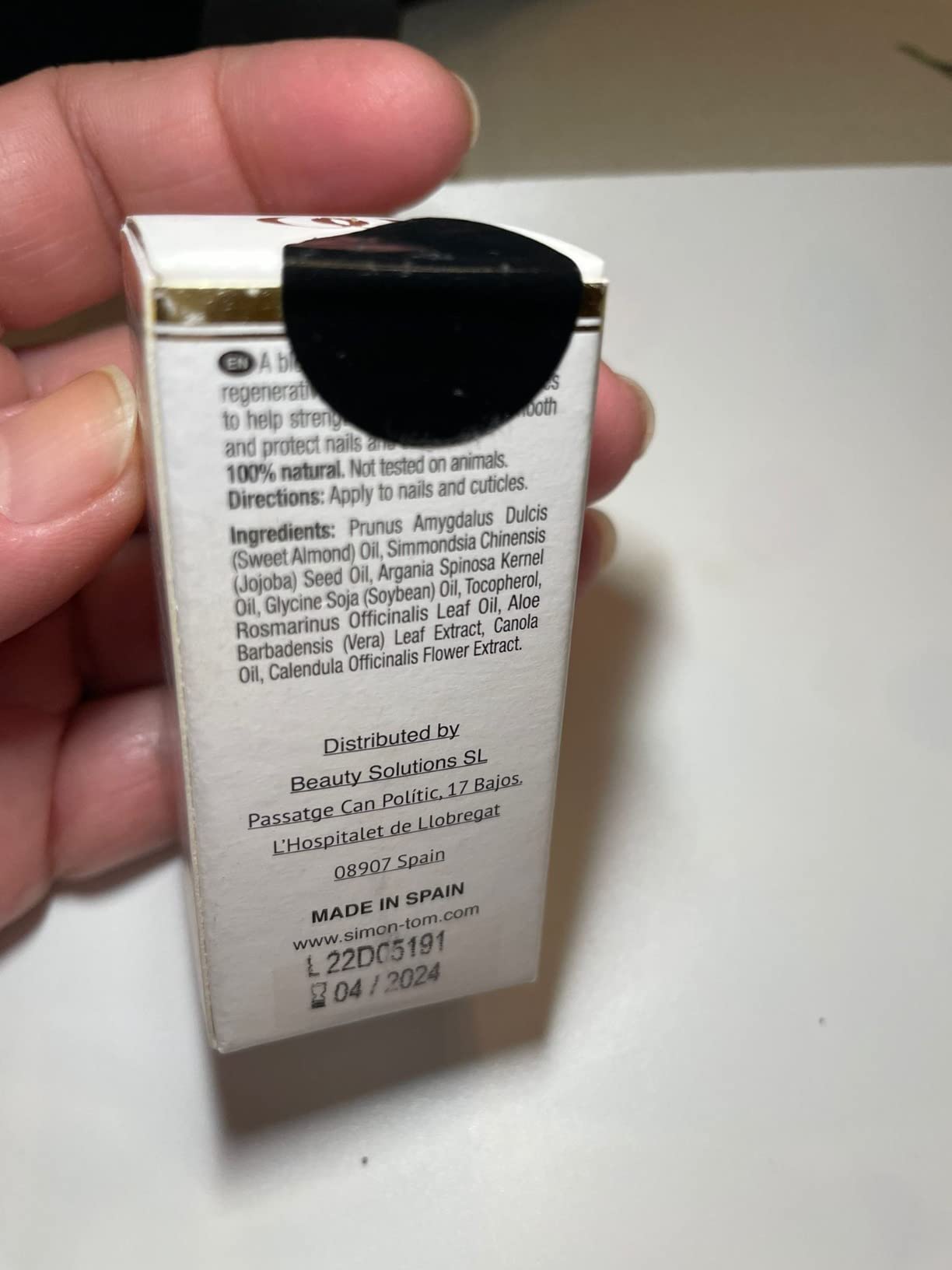 Simon & Tom Oil Saviour olio cuticole 9 ml rinforzante