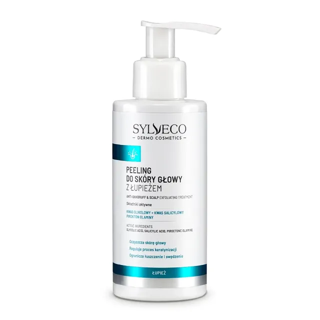 Sylveco Dermo peeling cuoio capelluto antiforfora acidi AHA