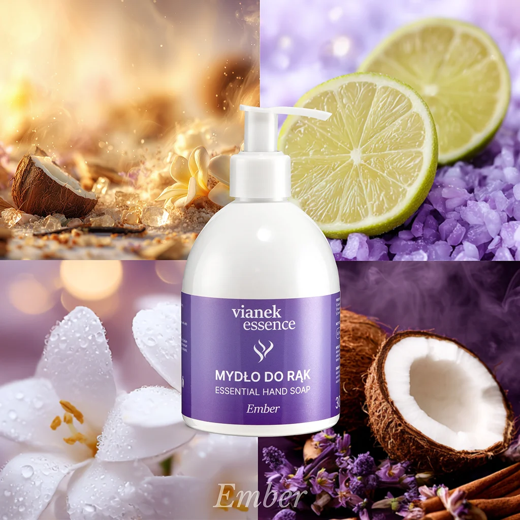 Vianek Essence Ember sapone mani idratante 300 ml vaniglia