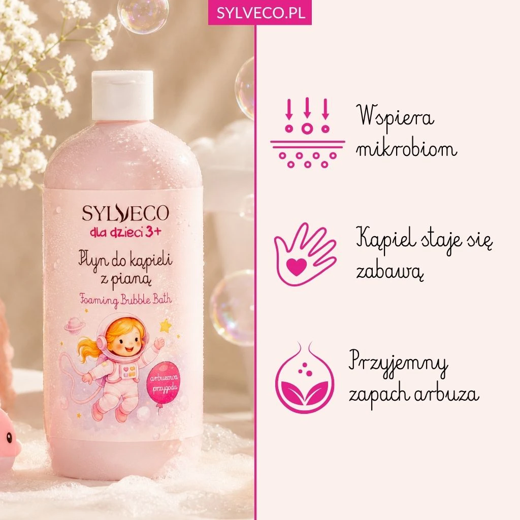 Sylveco Bimbi 3+ Bagnoschiuma Schiuma Anguria Bambini