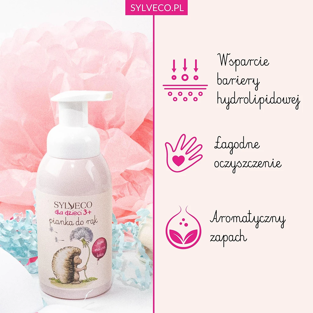 Vianek Sylveco Bimbi 3+ Schiuma Mani Lampone