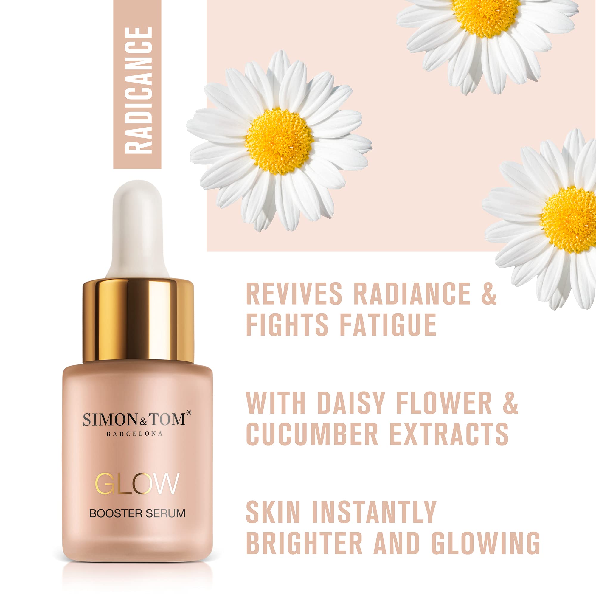 Simon & Tom Glow Booster Siero Viso 20 ml Illuminante