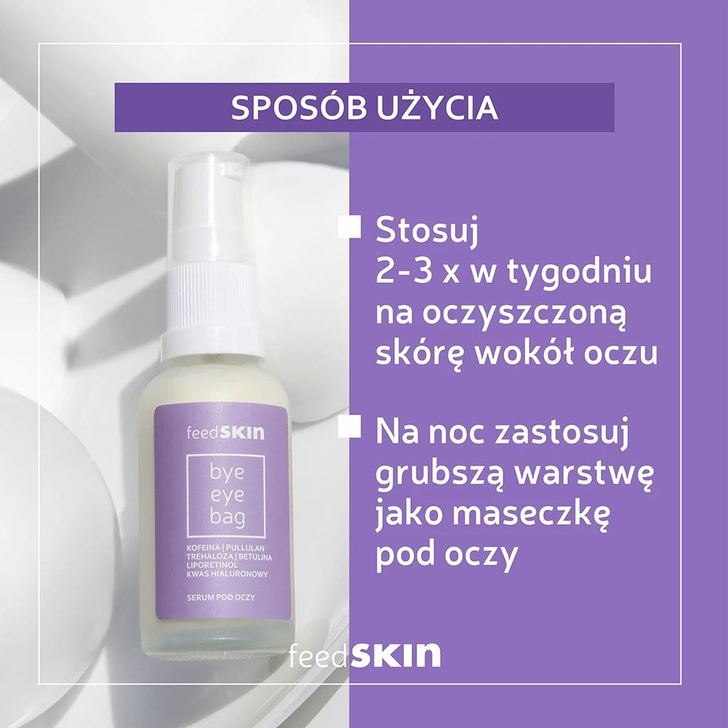 Feedskin Bye Eye Bag Siero Occhi 30 ml Caffeina