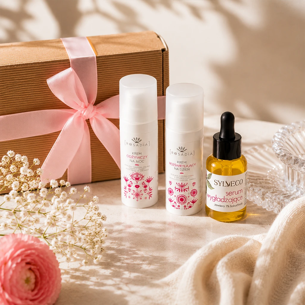 Rosadia Set Cera Radiosa Notte Crema Siero Pelle Spenta