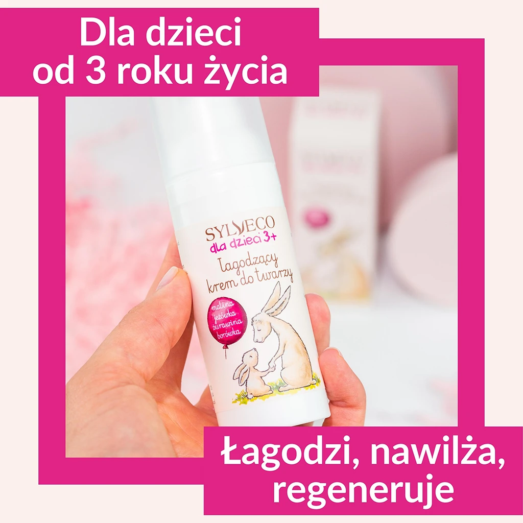 Sylveco Bambini 3+ crema viso lenitiva 50 ml oli e ceramidi