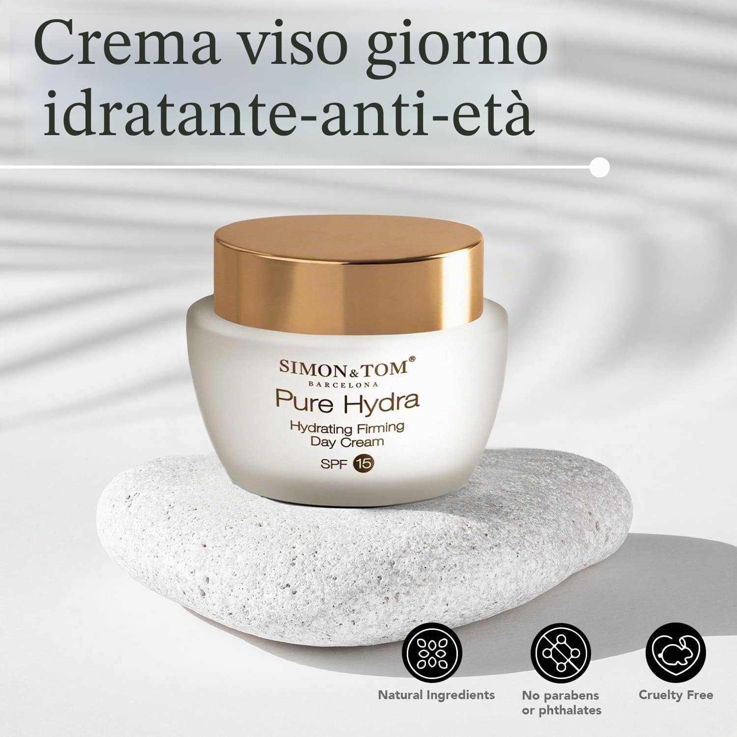 Simon & Tom Pure Hydra Crema Viso Giorno 50ml Acido Ialuronico