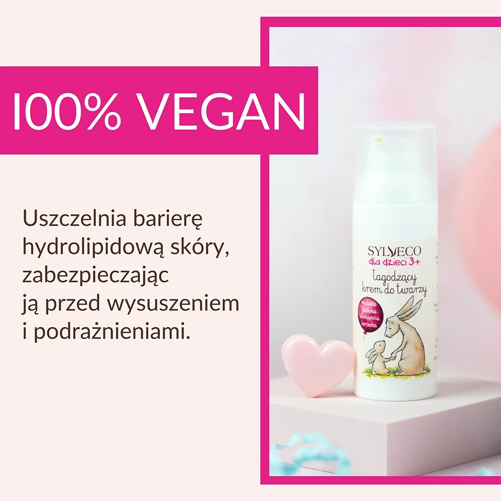 Sylveco Bambini 3+ crema viso lenitiva 50 ml oli e ceramidi