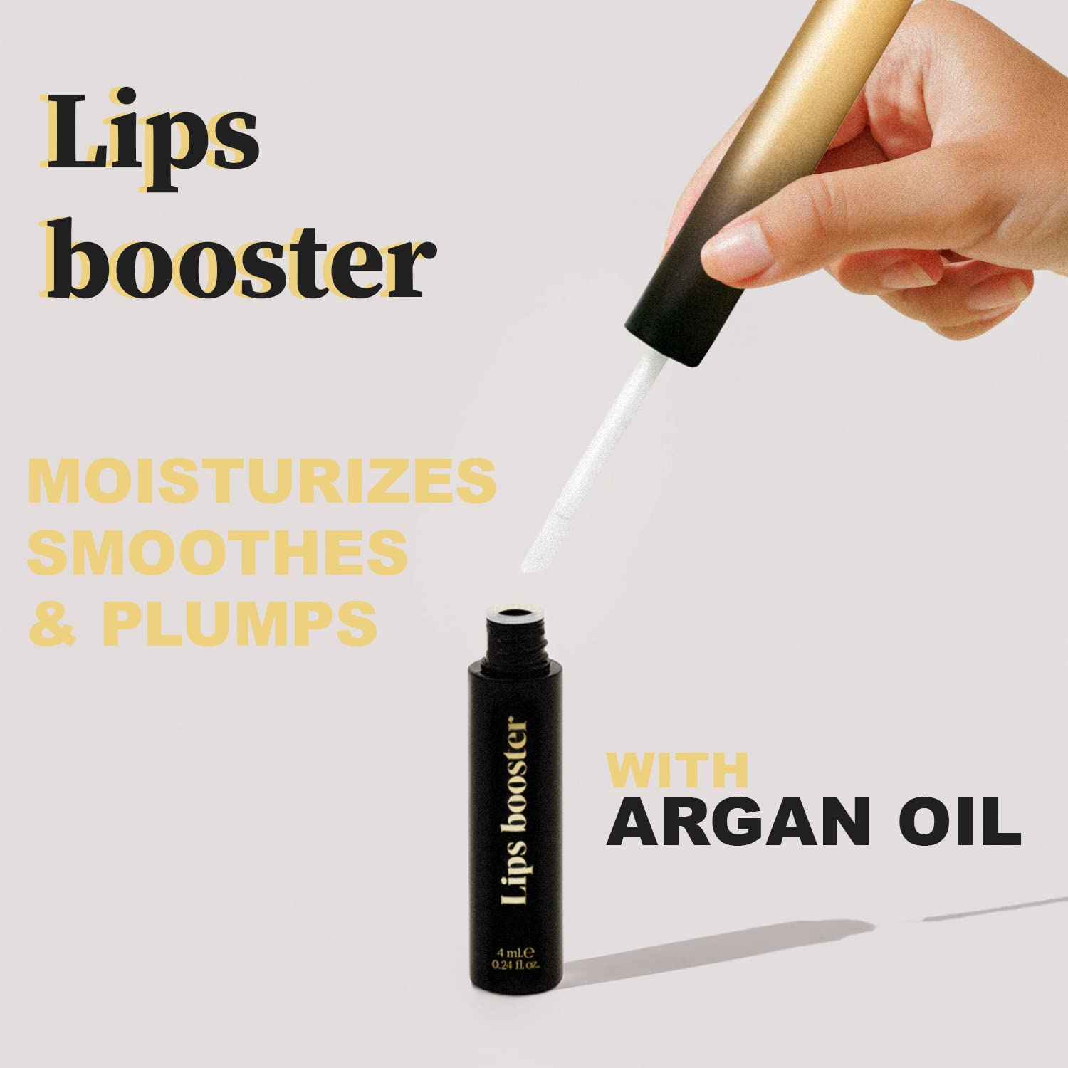 Simon & Tom Lip Booster lip gloss volumizzante 4 ml argan