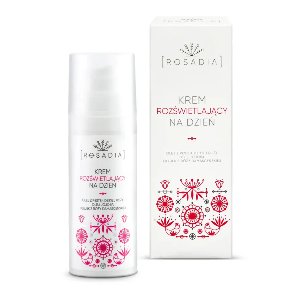 Vianek Rosadia crema viso illuminante giorno 50 ml pelle sensibile