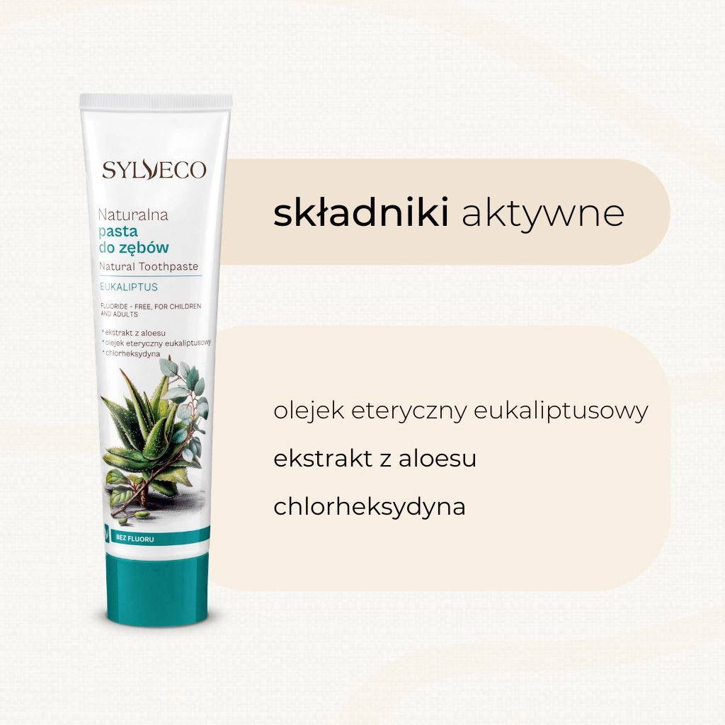 Sylveco dentifricio eucalipto senza fluoro gengive sensibili