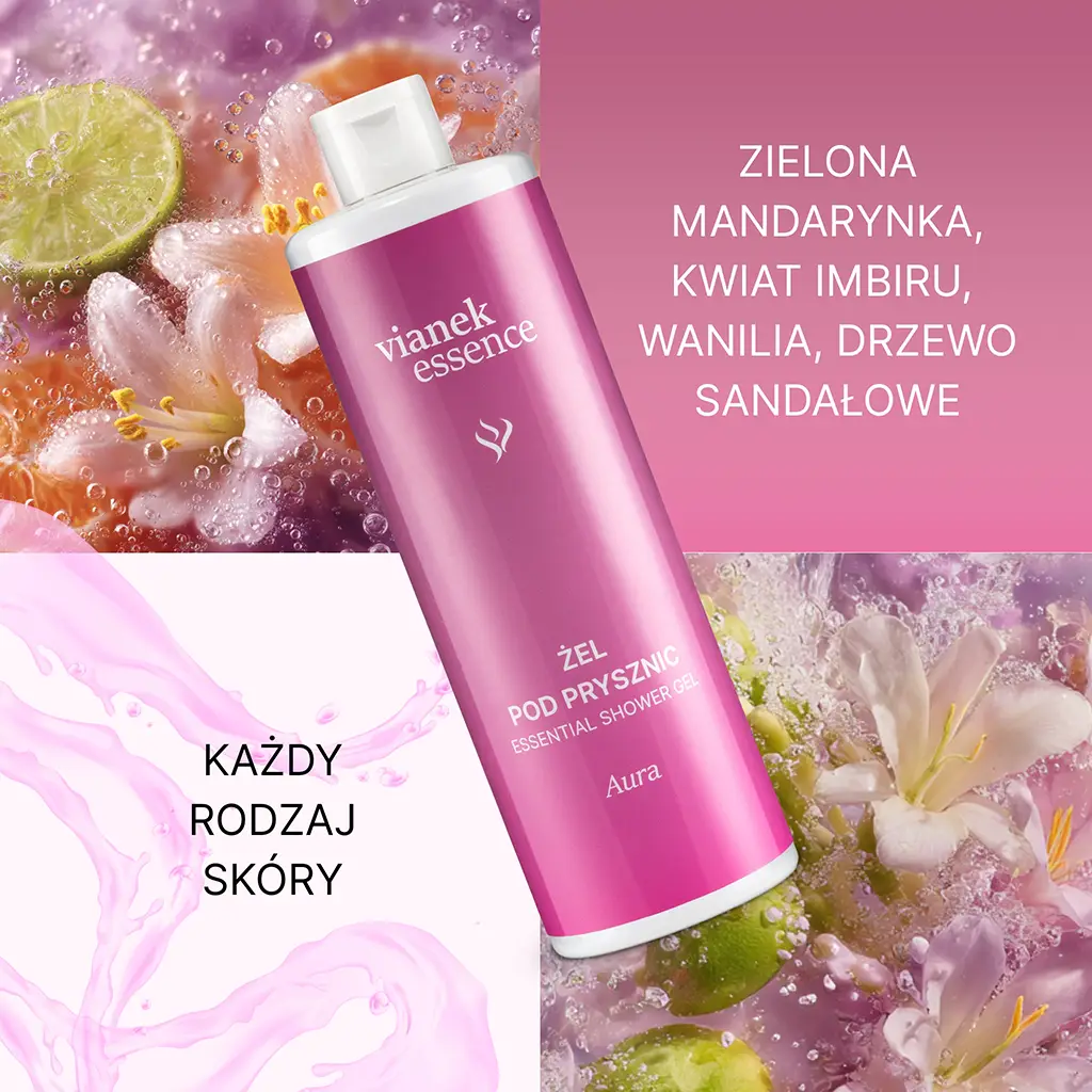 Vianek Essence Aura Gel Doccia Profumato Mandarino Vaniglia