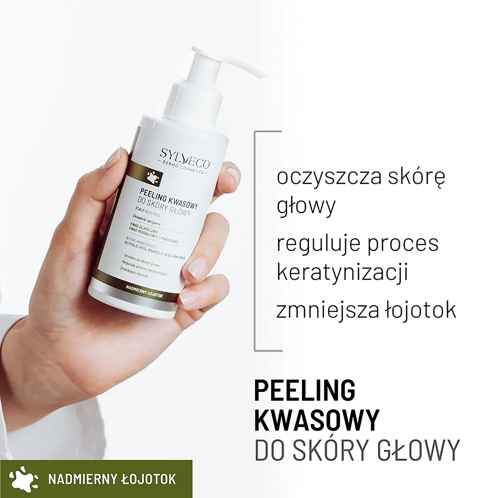 Vianek Sylveco Dermo peeling acido cuoio capelluto purificante
