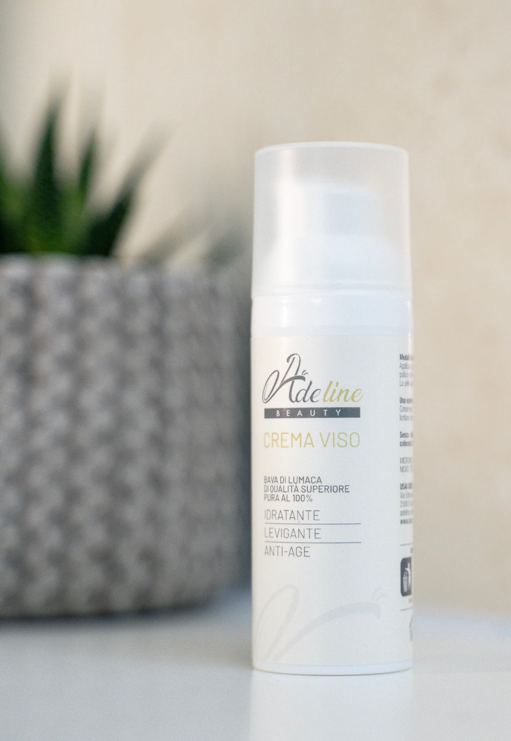 Adeline Beauty crema viso bava di lumaca 50 ml 65% antirughe