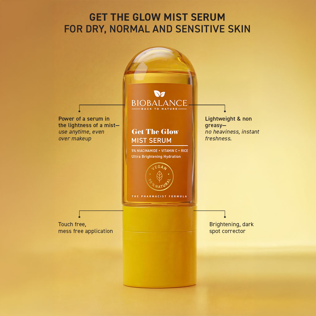 Biobalance Get The Glow mist serum viso 80 ml