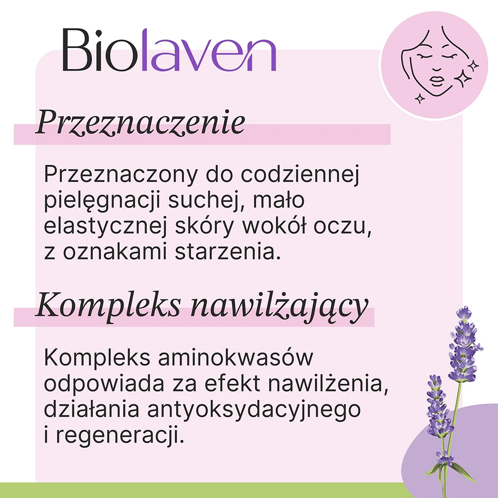 Biolaven crema contorno occhi idratante antirughe resveratrolo