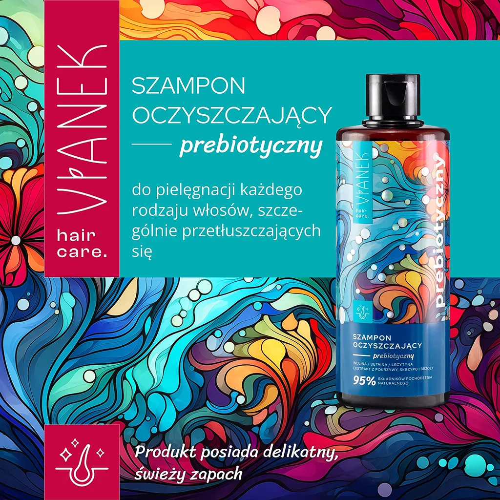 Vianek shampoo prebiotico purificante inulina capelli grassi