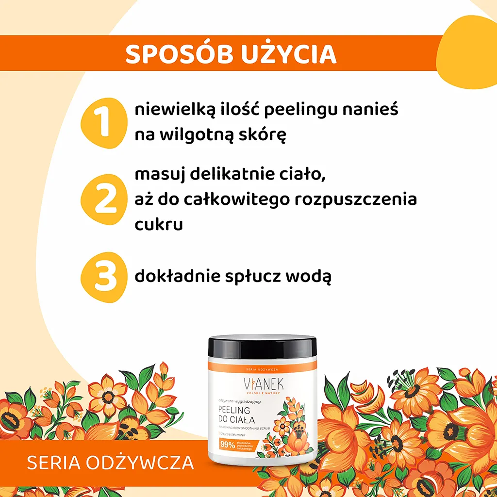Vianek Classico Scrub Corpo Nutriente albicocca e zucchero